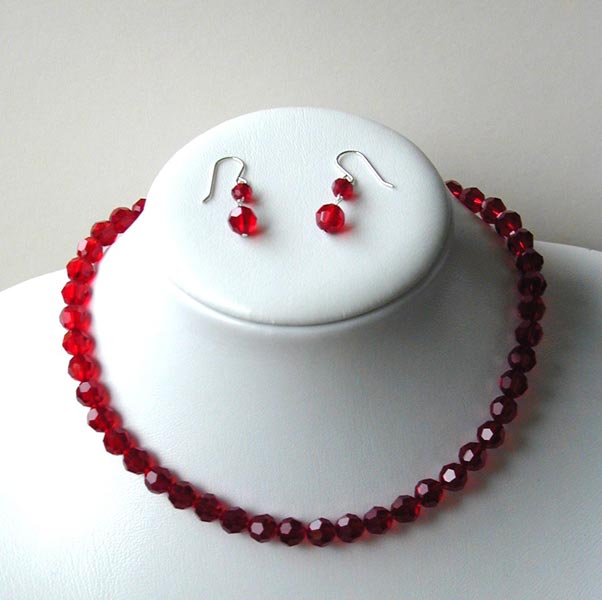  Necklace on Lilith Red Necklace   Poisoned Apple Jewellery